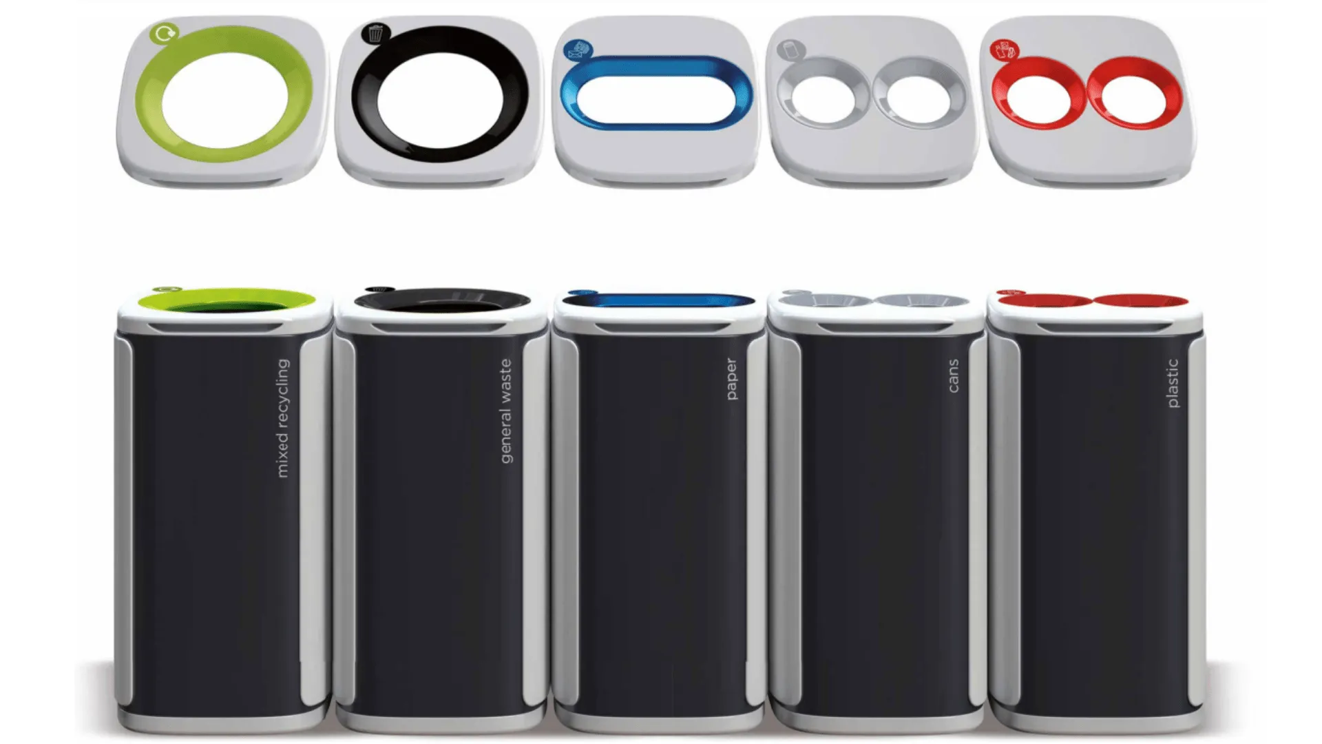 Professional Office Recycling Bin - 60 Litres