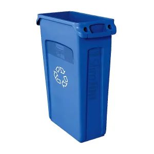 Recycling Container - Slim Jim® - With Venting Channels - 23 Gallon - 1 Each