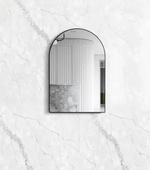 Rhodes Black Arch Mirror
