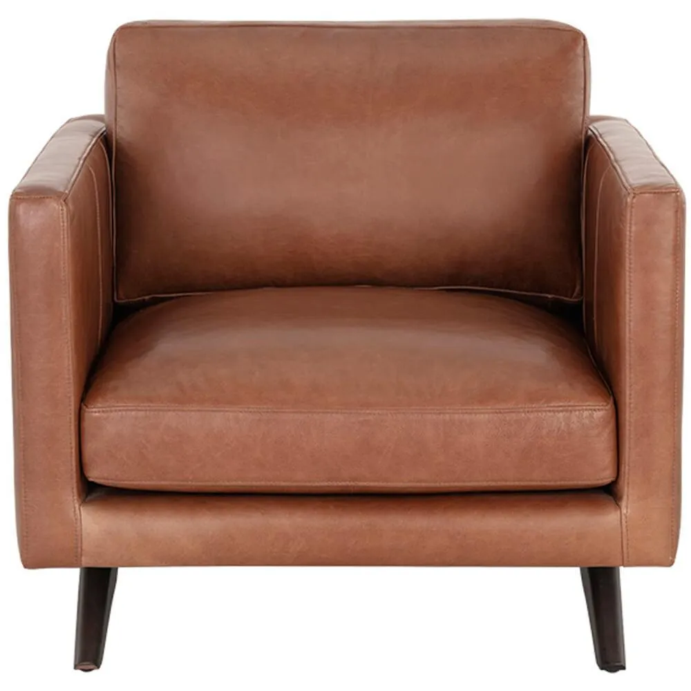 Rogers Leather Chair, Shalimar Tobacco