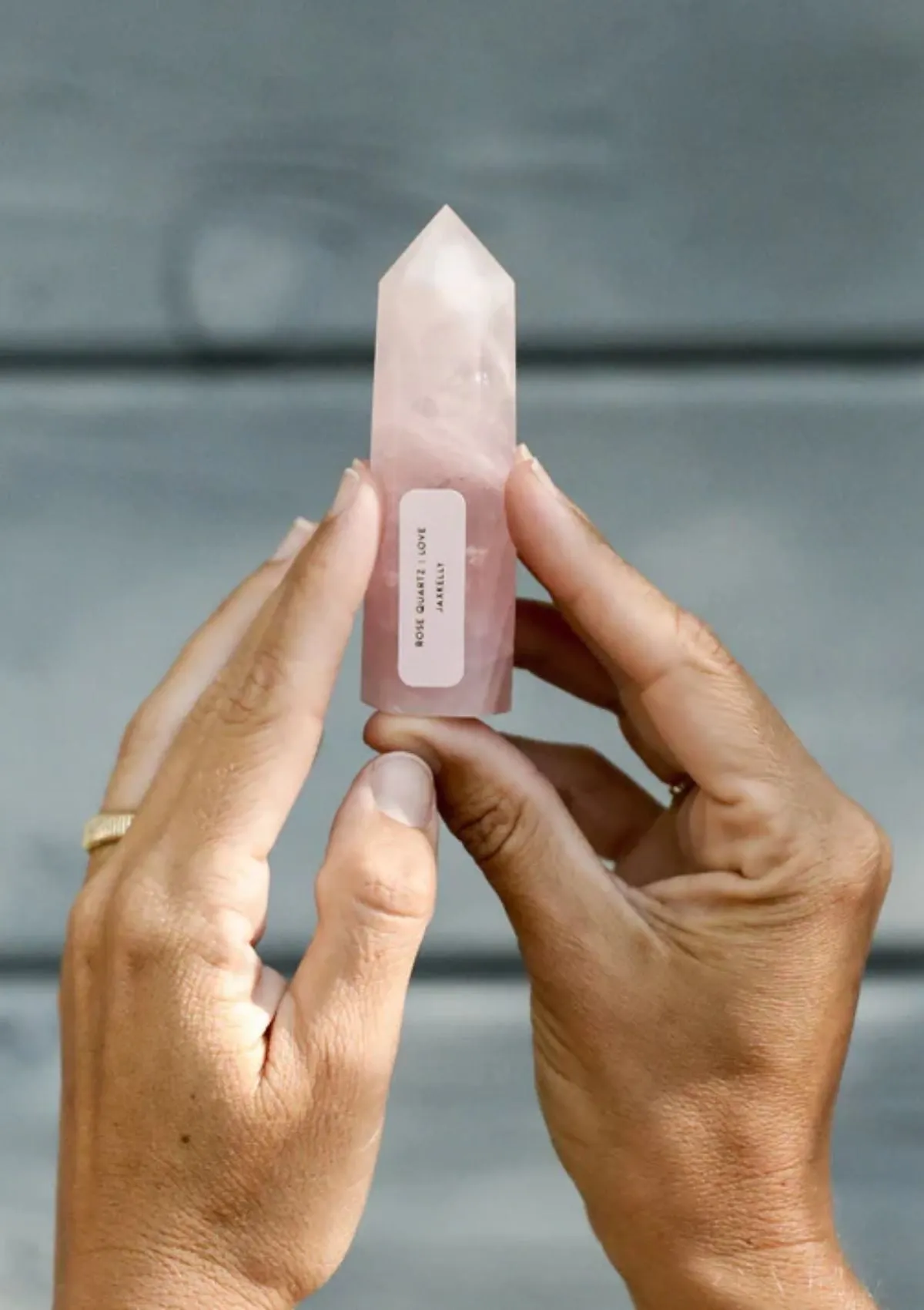Rose Quartz Crystal Point