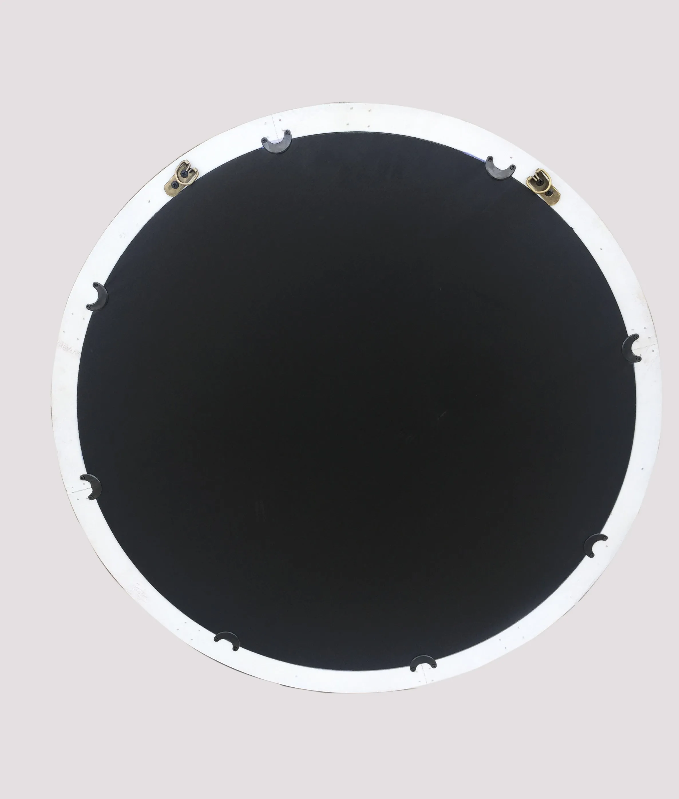 Round Window Mirror/Garden Mirror /Decorative Mirror-Distressed White