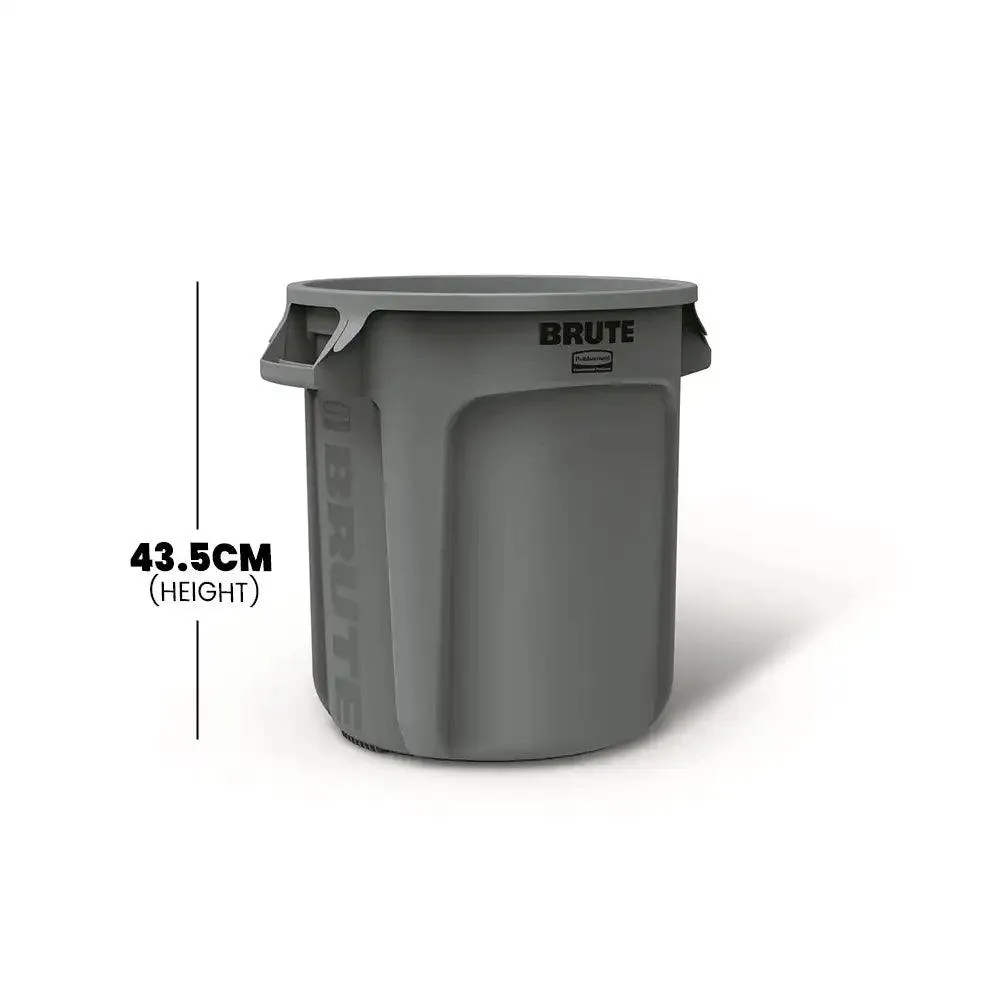 Rubbermaid 2610 Plastic Gallon Waste Container Without Lid 37.9 Liters