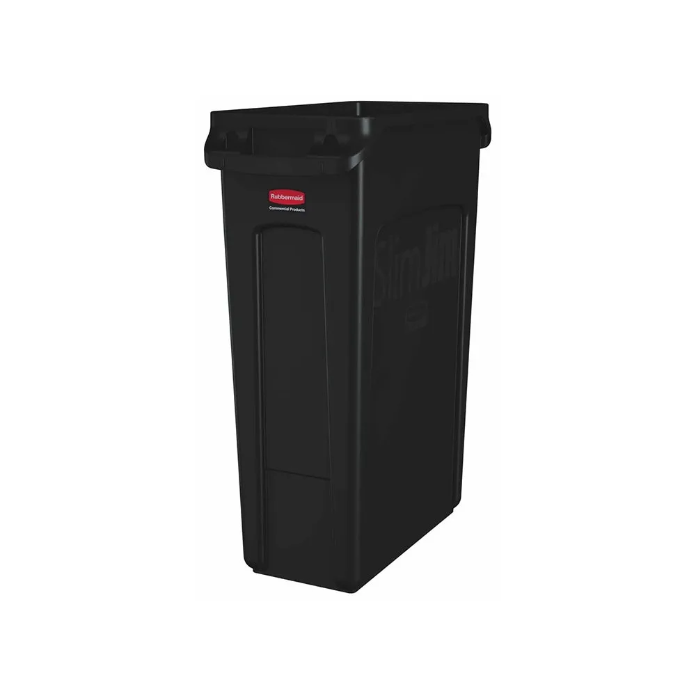 Rubbermaid 87L Slim Jim Bin With Venting Channels Without Lid 1 x 4