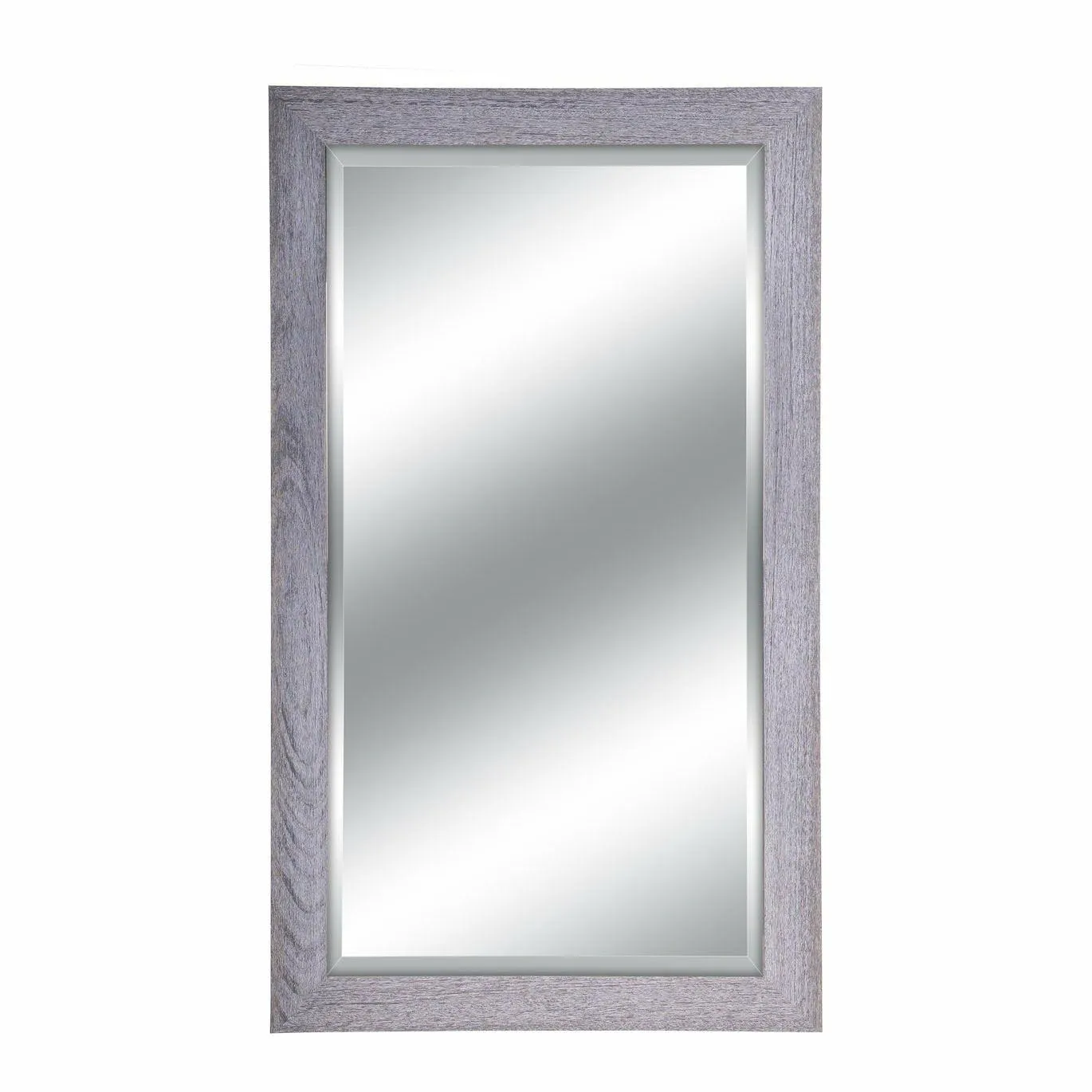 Rustic Wood Effect Mirror, Sand