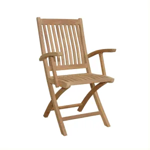 Set of 2 Tropico Folding Armchair, 38 H x 21.5 W x 22.5 D