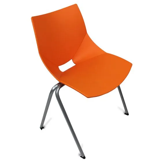 Shell Side or Dining Stackable Chair Plastic Black (Set of 2) Clearance Sale Set of 2 chairs for $49.95