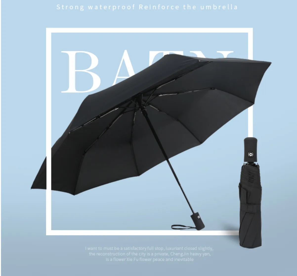 Shoppy Two-way Automatic Umbrella