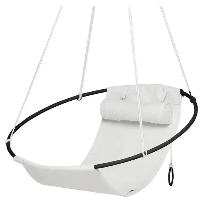 SLING Chair in White Leather