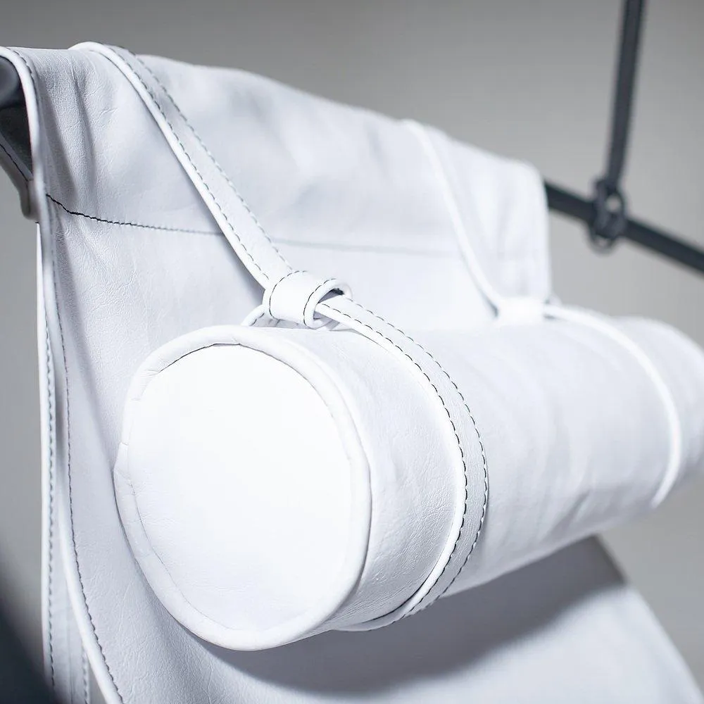 SLING Chair in White Leather