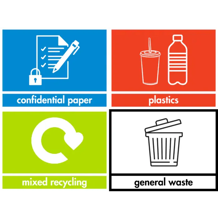 Smart Slim Profile Recycling Bins - 60 & 70 Litre Available
