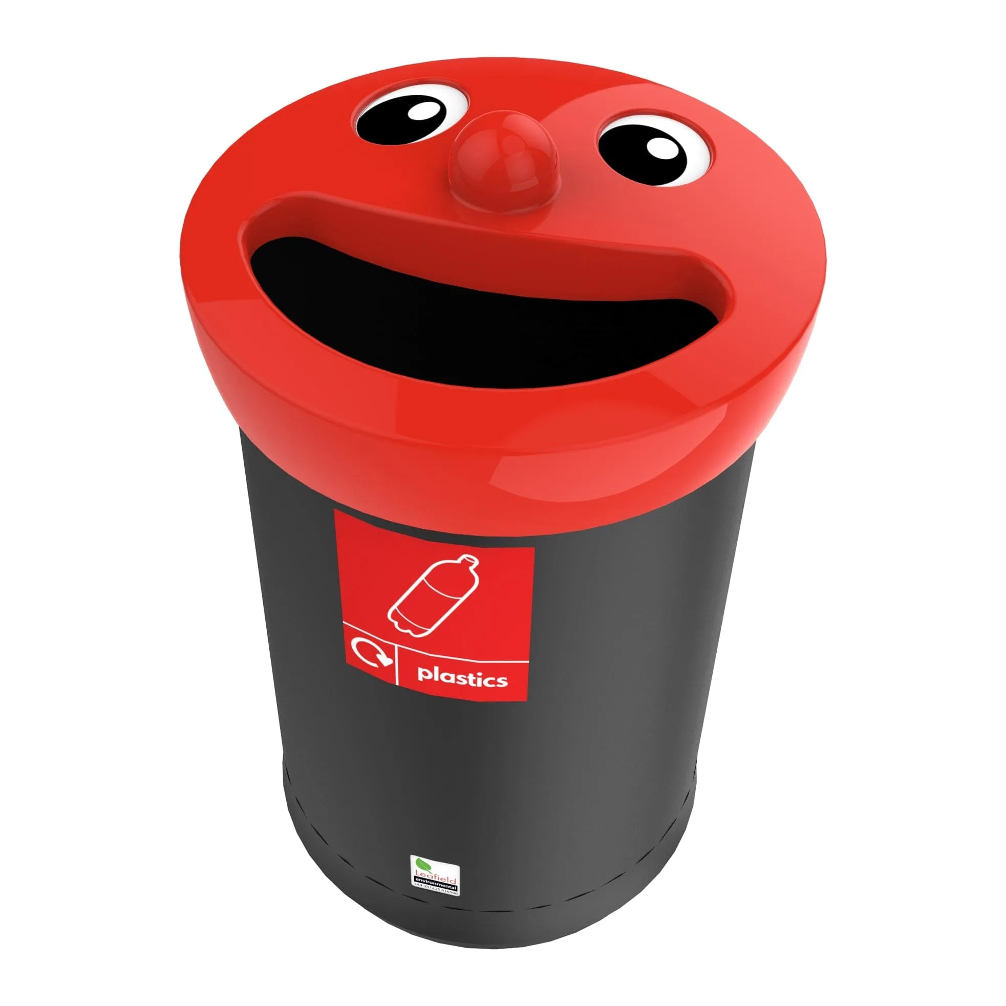 Smiley Face Recycling Bin - 3 Sizes