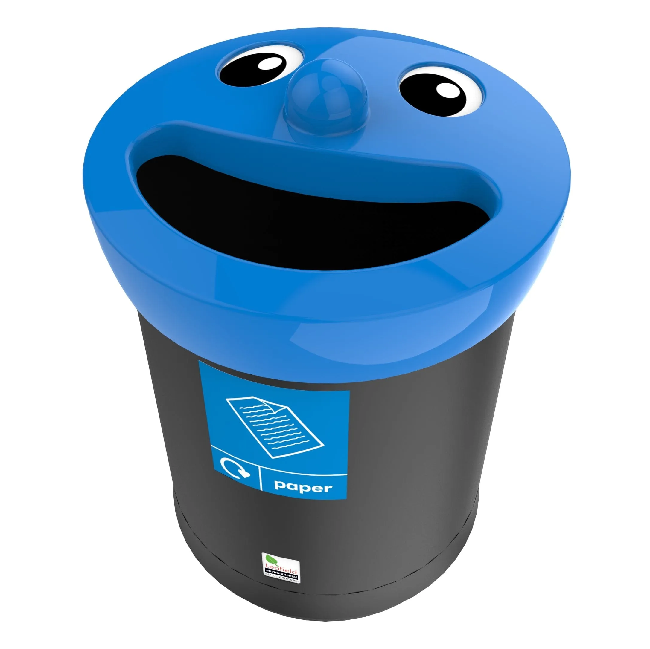 Smiley Face Recycling Bin - 3 Sizes