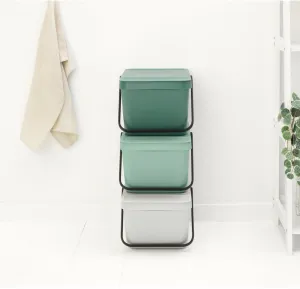 Sort & Go Stackable Waste Bins- 20L