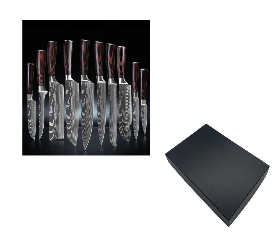 Stainless Steel Knife Set – Versatile Options with Custom Logo Printing