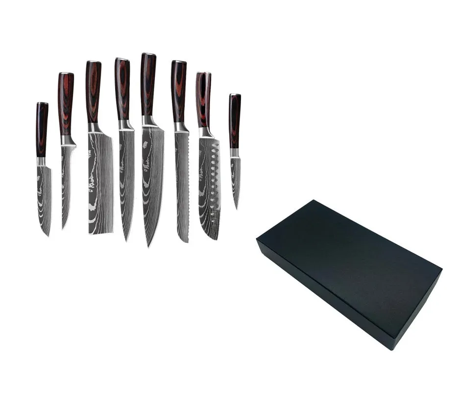 Stainless Steel Knife Set – Versatile Options with Custom Logo Printing