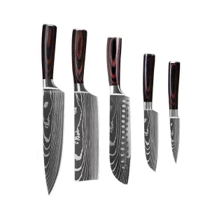 Stainless Steel Knife Set – Versatile Options with Custom Logo Printing