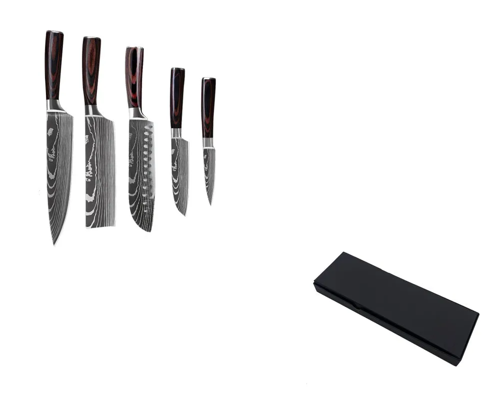 Stainless Steel Knife Set – Versatile Options with Custom Logo Printing
