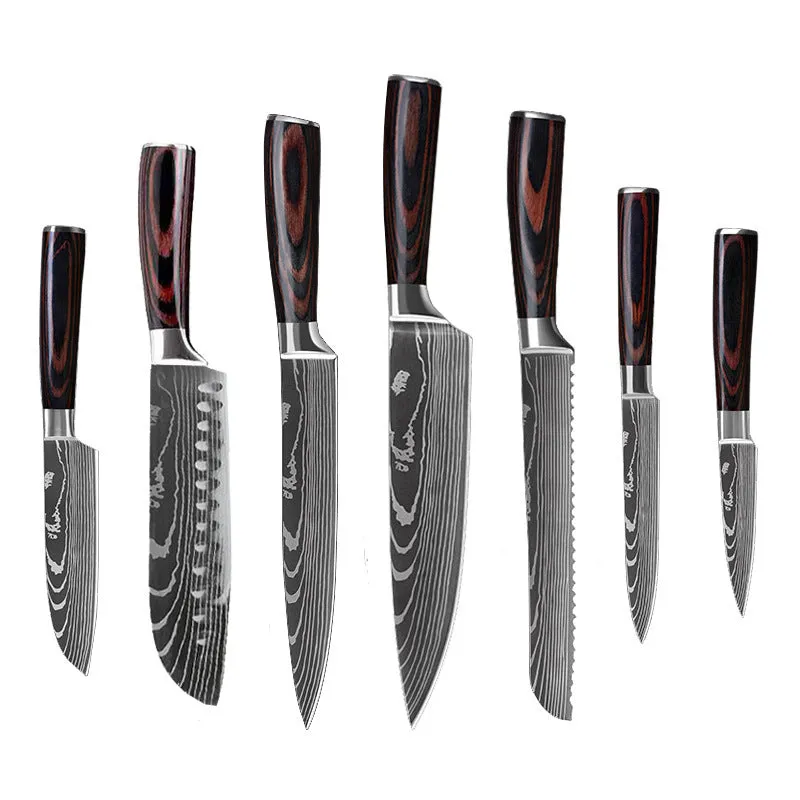 Stainless Steel Knife Set – Versatile Options with Custom Logo Printing
