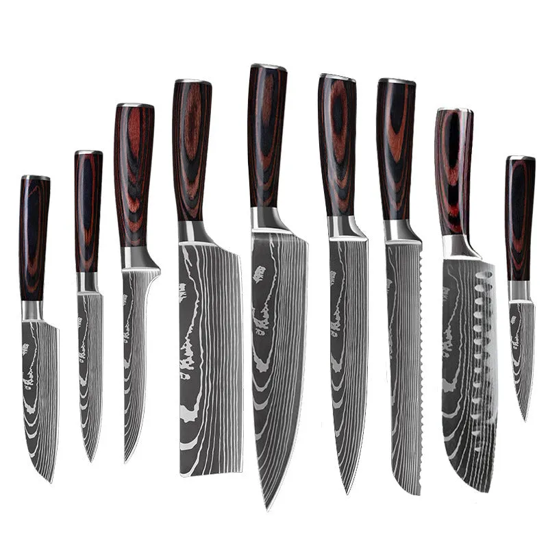 Stainless Steel Knife Set – Versatile Options with Custom Logo Printing