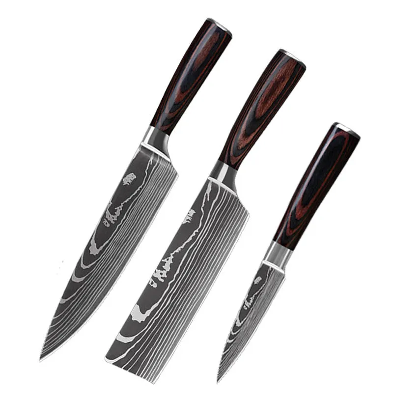 Stainless Steel Knife Set – Versatile Options with Custom Logo Printing