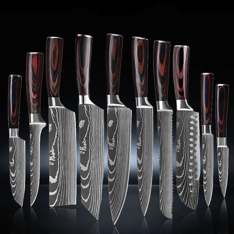 Stainless Steel Knife Set – Versatile Options with Custom Logo Printing