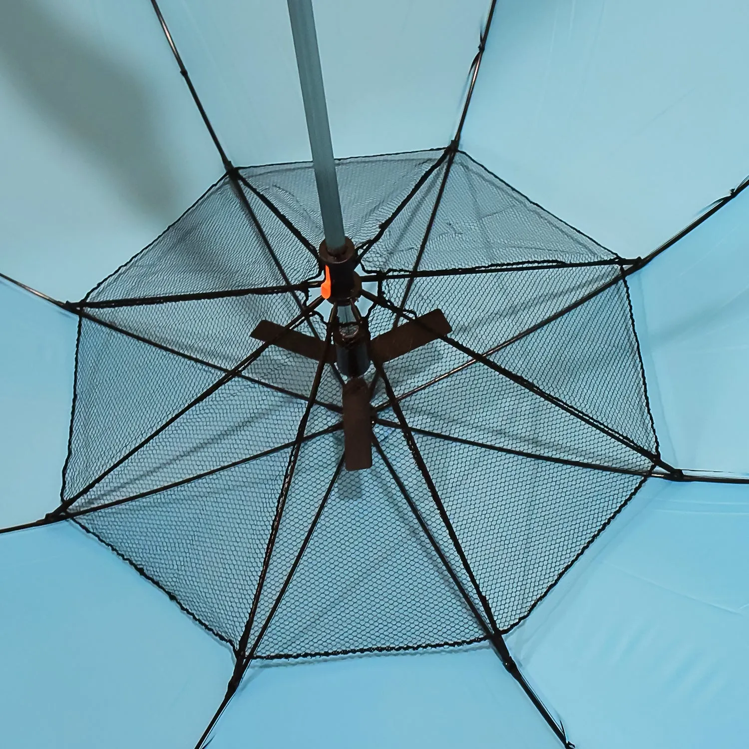 Sun Umbrella with Inside Fan & Power Bank for Summer