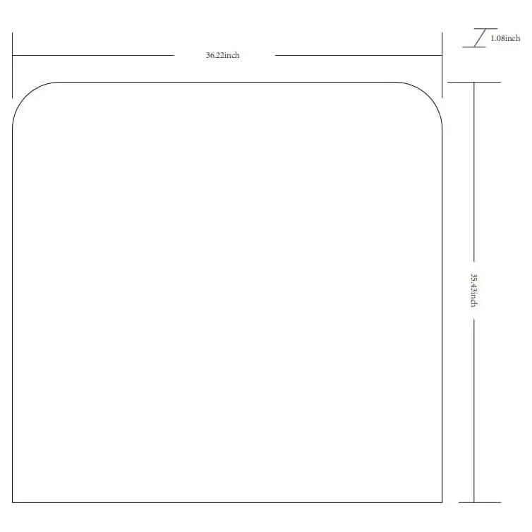 Surya Aranya Brushed Gold Wall Mirror 36W x 35H