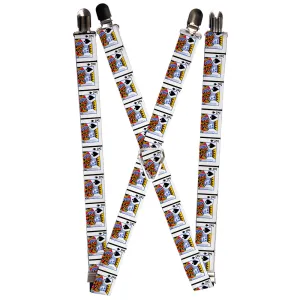 Suspenders - 1.0" - King of Spades