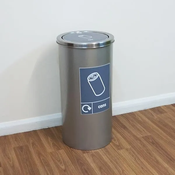 Torpedo Swing Lid Recycling Bin - Available in 3 Sizes