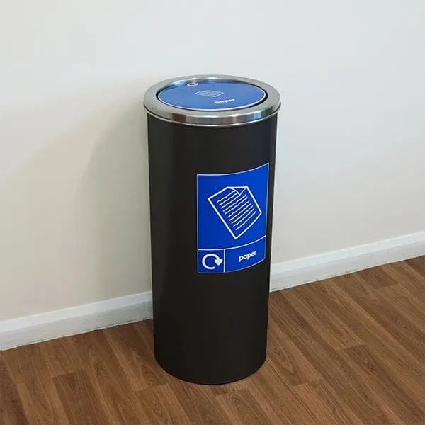 Torpedo Swing Lid Recycling Bin - Available in 3 Sizes