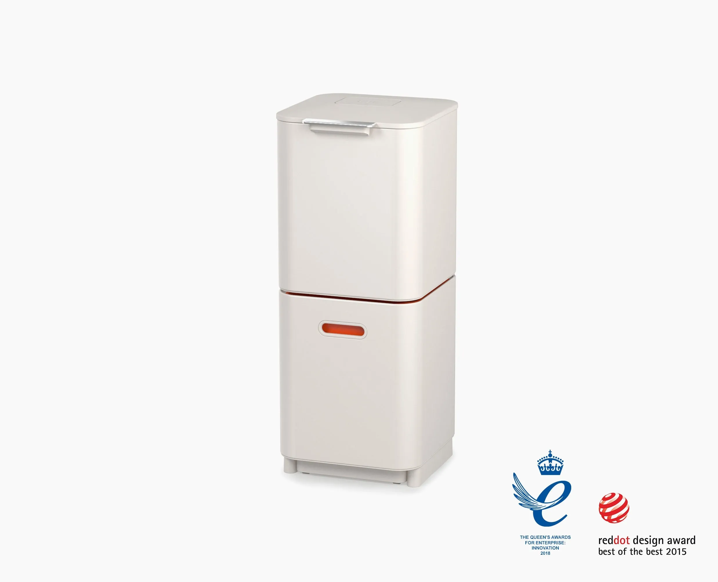 Totem Compact 40L Stone Waste & Recycling Bin