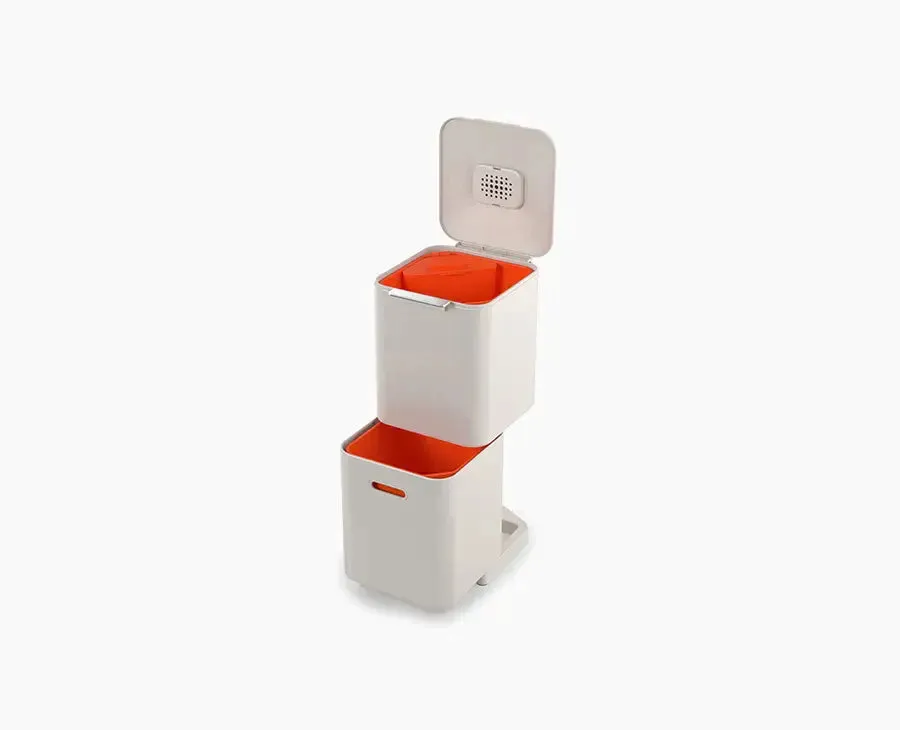 Totem Compact 40L Stone Waste & Recycling Bin
