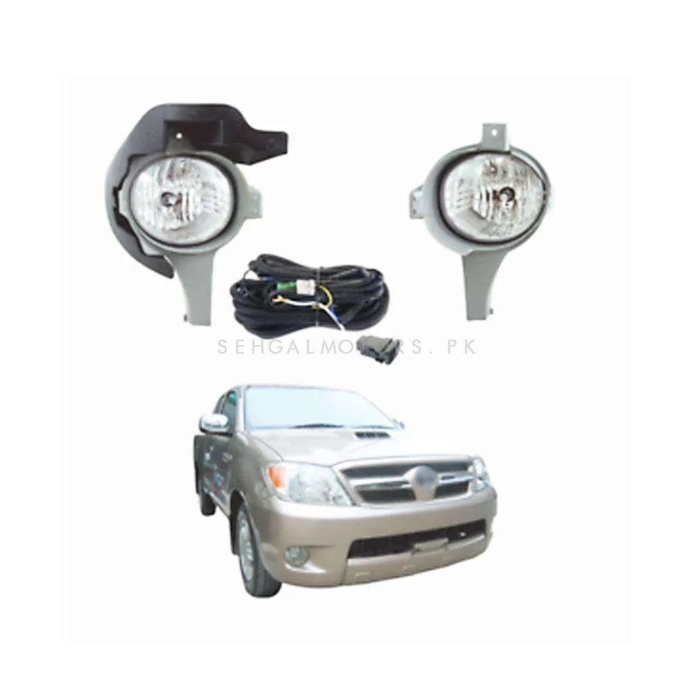 Toyota Hilux Vigo DLAA Fog Lamps Without Chrome TY013- Model 2005-2007