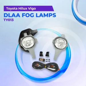 Toyota Hilux Vigo DLAA Fog Lamps Without Chrome TY013- Model 2005-2007