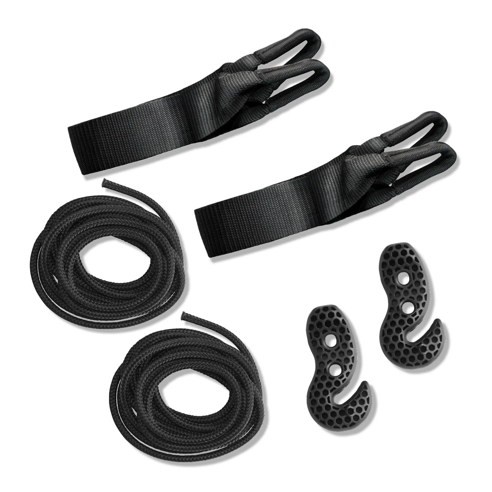 TreeMount 2rope Black - Tree and Pole Suspension Set for Hammocks