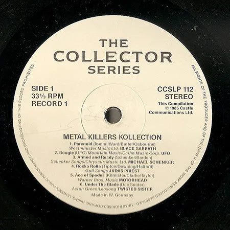 Various - Metal Killers Kollection (2xLP, Comp) (VG )